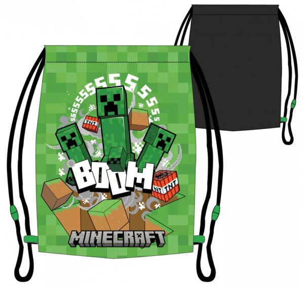 Minecraft gymtas 32 x 37 cm