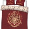 Harry Potter Dekbedovertrek - Hogwarts rood Polyester