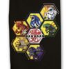 Bakugan strandlaken zwart 70 x 140 cm katoen