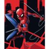 Spiderman handdoek rood 70 x 140 cm - katoen