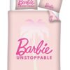 Barbie Dekbedovertrek Unstoppable polyester - 140 x 200 cm 63 x 63 cm