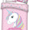 Unicorn Dekbedovertrek My Unicorn 140 x 200 cm - 63 x 63 cm - Polyester