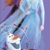 Frozen strandlaken Olaf 70 x 140 cm paars