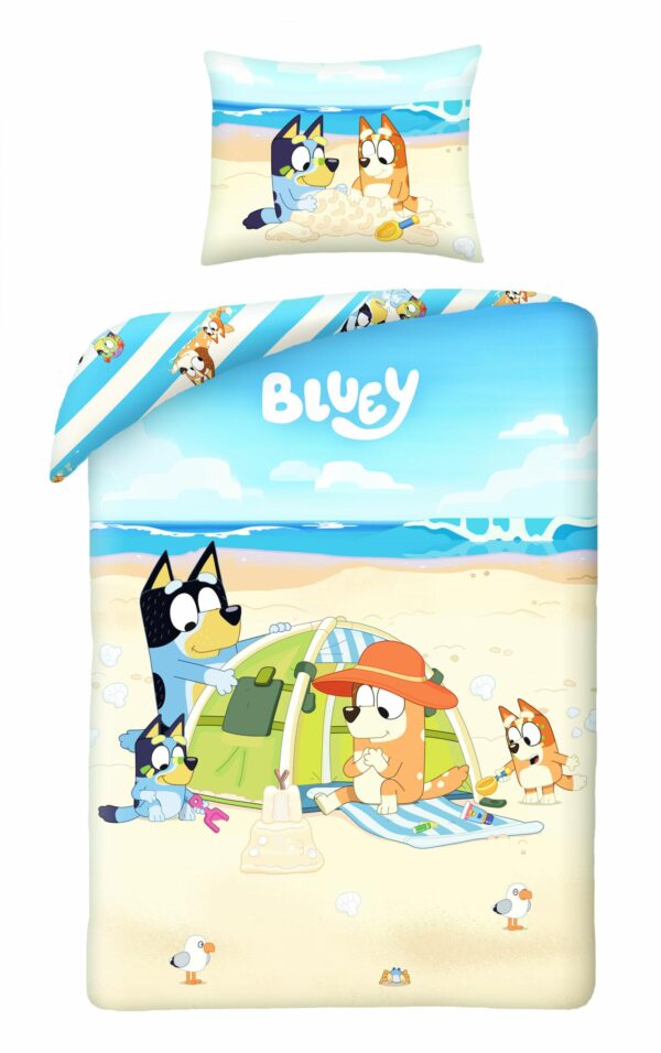 Bluey Dekbedovertrek beach 140 x 200 cm - katoen