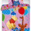 Winnie The Pooh Party peuterdekbedovertrek - 100 x 135 cm - Katoen