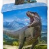 Animal Pictures dekbedovertrek T Rex - Eenpersoons - 140 x 200 cm - Katoen