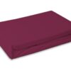 Eenpersoons hoeslaken 90 x 200 cm - Burgundy