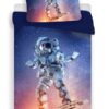 Astronaut Dekbedovertrek eenpersoons - 140 x 200 cm - polyester