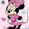 Minnie Mouse strandlaken flowers 70 x 140 cm