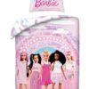 Barbie Dekbedovertrek Regenboog polyester - 140 x 200 cm 70 x 90 cm